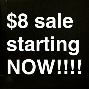 $8 Sale starts now!! Bundle and SAVE even more!!
